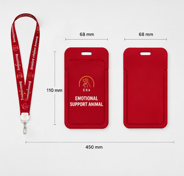 ESA Cardholder with Lanyard